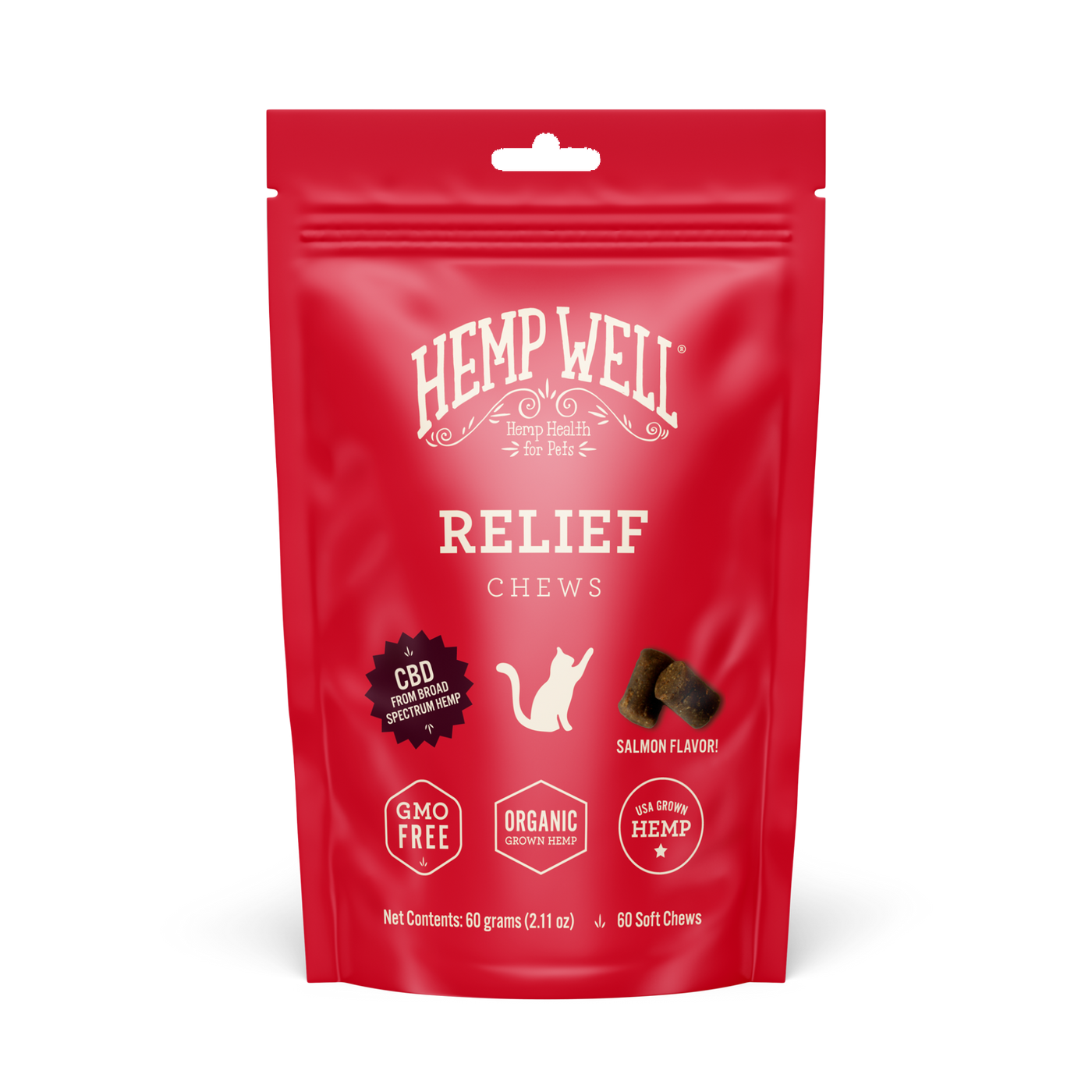 Relief CBD Cat Soft Chews - 60 ct