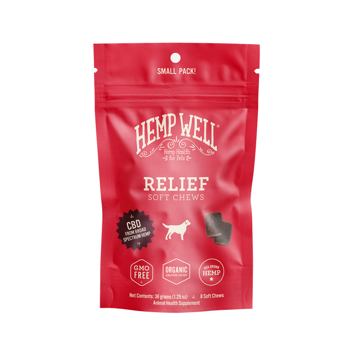 Relief CBD Dog Soft Chews - 8 ct