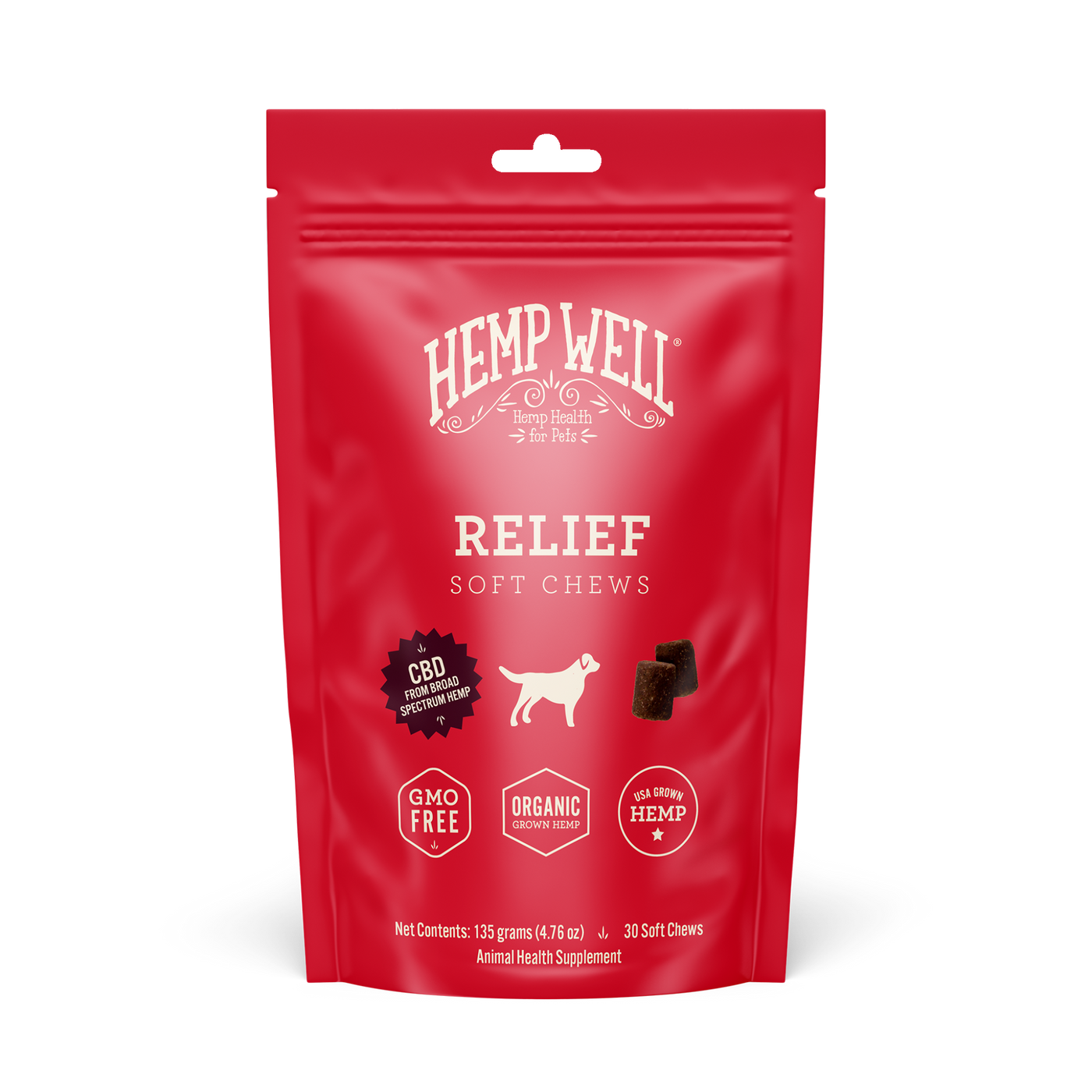 Relief CBD Dog Soft Chews - 30 ct