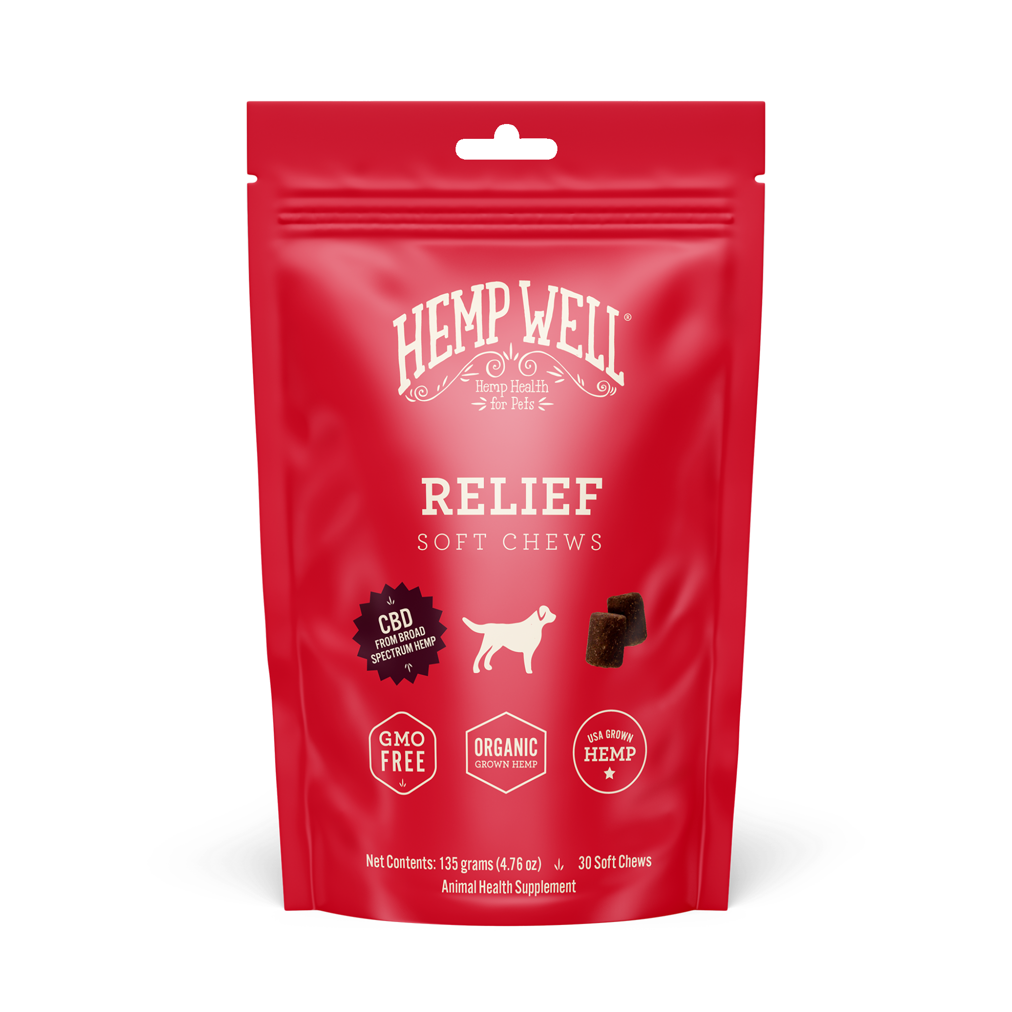 Relief CBD Dog Soft Chews - 30 ct