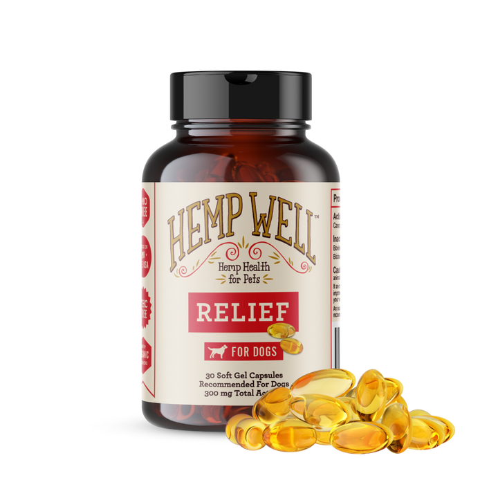 Relief CBD Capsules for Dogs - 30 ct
