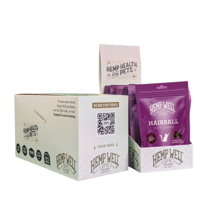 Cat Hairball Soft Chews (9 unit) Display