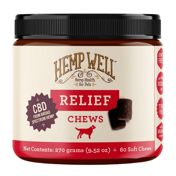Relief CBD Dog Soft Chews - 60 ct
