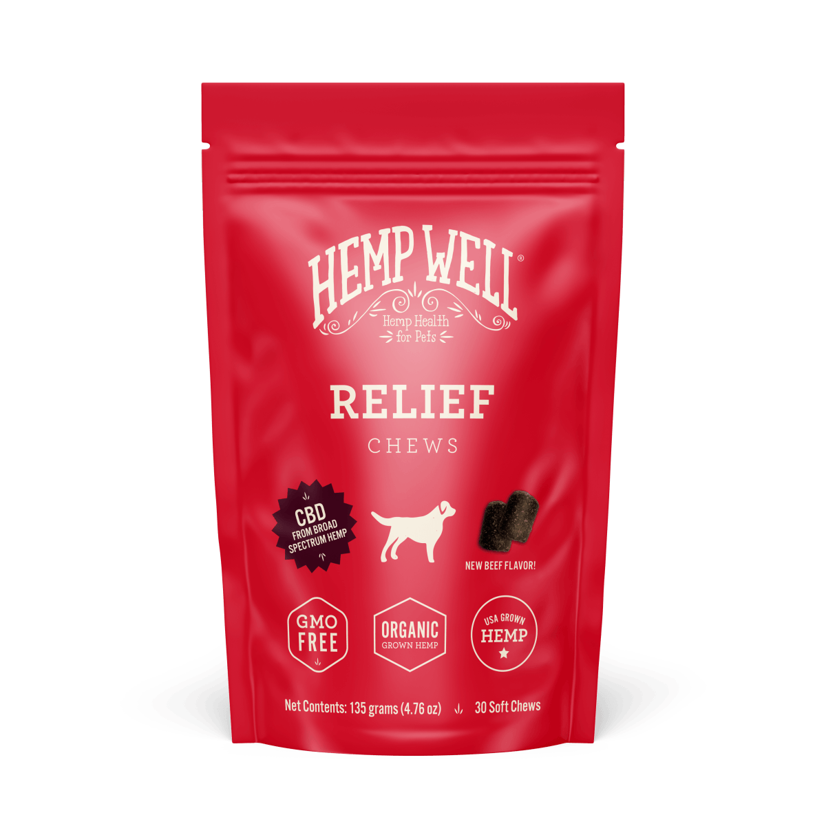 Relief CBD Dog Soft Chews - 30 ct