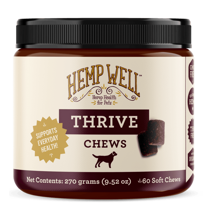 Thrive Dog Soft Chews - Hemp Well dog dog treats hemp