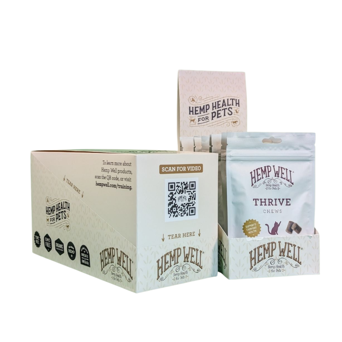 Thrive Cat Soft Chews Shipper PDQ (9 units)