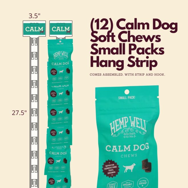 Calm Dog Soft Chew Hang Strip Kit
